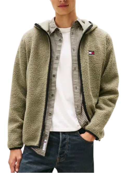 Giacca/Felpa teddy con zip Tommy Jeans | DM0DM19224M1L